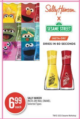 Shoppers Drug Mart Sally hansen insta-dri nail enamel offer