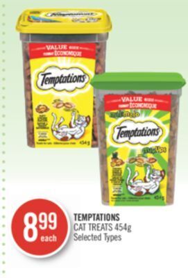 Shoppers Drug Mart Temptations cat treats offer