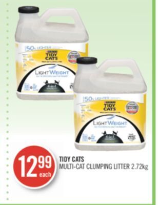 Shoppers Drug Mart Tidy cats multi-cat clumping litter offer