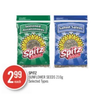 Shoppers Drug Mart Spitz sunflower seeds offer