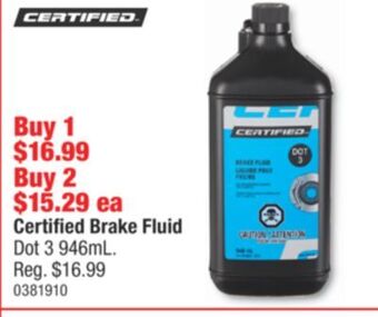 PartSource Certified brake fluid dot offer