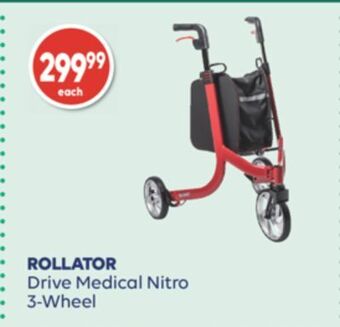 Wellwise by Shoppers Rollator drive medical nitro offer
