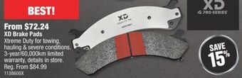 PartSource Xd brake pads offer