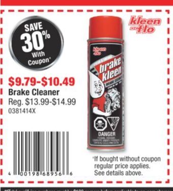 PartSource Brake cleaner offer