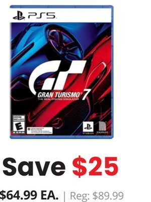 GameStop Ps5 gran turismo 7 offer