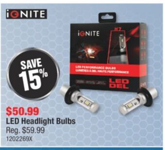 PartSource Ignite led headlight bulbs offer