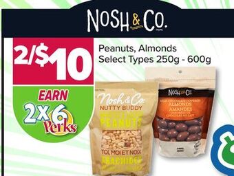 PharmaChoice Nosh & co. peanuts, almonds offer