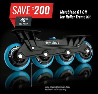 Hockey Life Marsblade o1 off ice roller frame kit offer