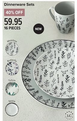 Linen Chest Dinnerware sets offer