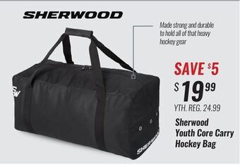 Hockey Life Sherwood youth core carry hockey bag offer