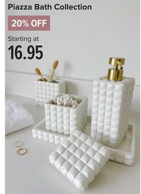 Linen Chest Piazza bath collection offer