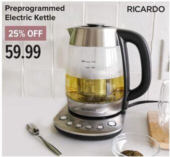 Linen Chest Preprogrammed electric kettle offer
