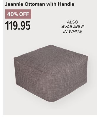Linen Chest Jeannie ottoman with handle offer