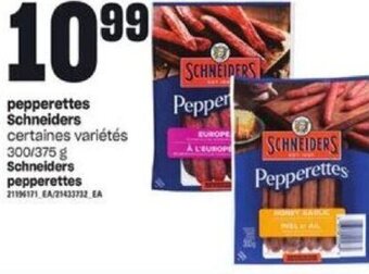 Provigo SCHNEIDERS pepperettes 300-375g offer