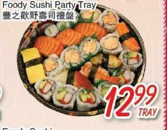 Foody Mart Foody sushi party tray offer
