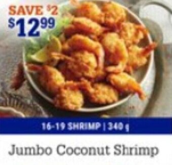 M&M Meat Shops Jumbo Coconut Shrimp 340g offer