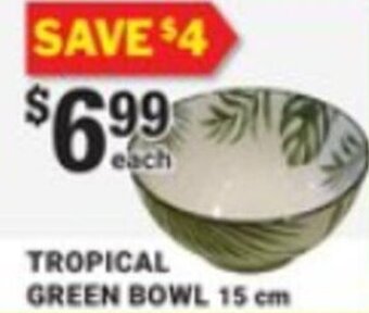 M&M Meat Shops TROPICAL GREEN BOWL 15 cm offer