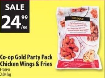 Co-op Co-op Gold Party Pack Chicken Wings & Fries 2.04kg offer