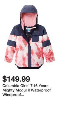 Mark's Columbia girls' 7-16 years mighty mogul ii waterproof windproof winter jacket offer