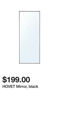 IKEA Hovet mirror, black offer
