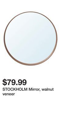 IKEA Stockholm mirror, walnut veneer offer