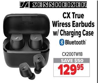 2001 Audio Video Sennheiser cx true wiress earbuds w/ charging case offer