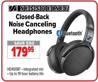 2001 Audio Video Sennheiser closed-back noise canceling headphones offer