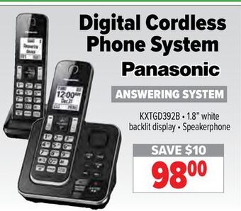 2001 Audio Video Panasonic digital cordless phone system offer