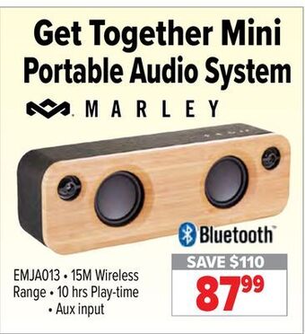 2001 Audio Video Marley get together mini portable audio system offer