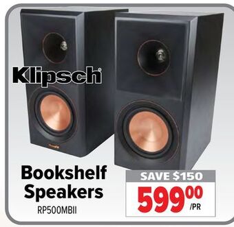 2001 Audio Video Klipsch bookshelf speakers offer