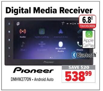 2001 Audio Video Pioneer 6.8|| digital media receiver offer