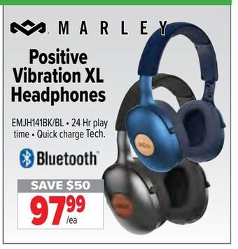 2001 Audio Video Marley positive vibration xl headphones offer