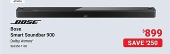 Visions Electronics Bose smart soundbar 900 offer