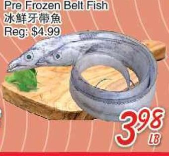 Foody Mart Pre frozen belt fish offer