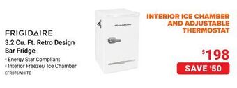 Visions Electronics Frigidaire 3.2 cu. ft. retro design bar fridge offer