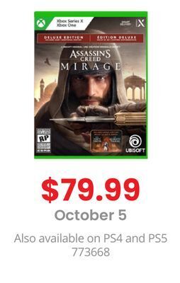 GameStop Also available on ps4 and ps5 offer