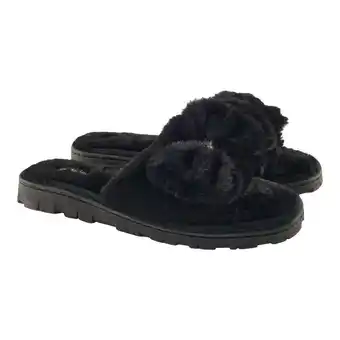 Giant Tiger Kensie women's plush bow slippers offer