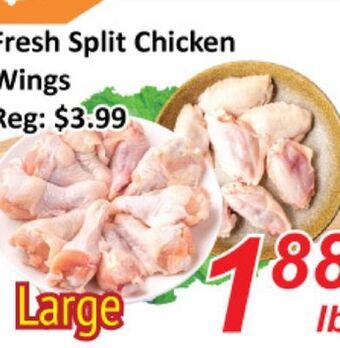 Seasons Foodmart Fresh split chicken wings offer