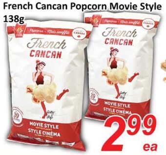 Seasons Foodmart French cancan popcorn movie style offer