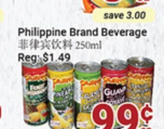 Oceans Fresh Food Market Philippine brand beverage offer