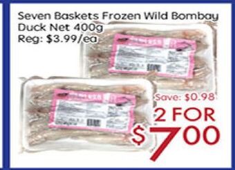 Sunny Food Mart Seven baskets frozen wild bombay duck net offer
