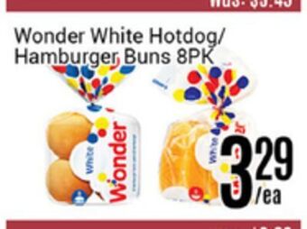 Nations Fresh Foods Wonder white hotdog/ hamburger buns offer