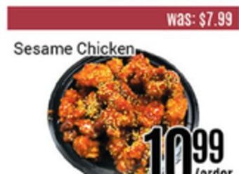 Nations Fresh Foods Sesame chicken offer
