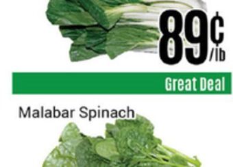 Nations Fresh Foods Malabar spinach offer