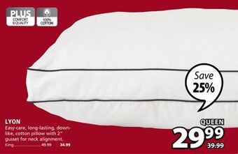 JYSK Lyon pillow offer