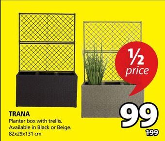 JYSK Trana planter box with trellis offer