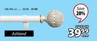 JYSK Ashland curtain rod kit offer