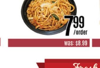 Nations Fresh Foods Shanghai noodles offer