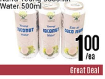 Nations Fresh Foods Narra young coconut water offer
