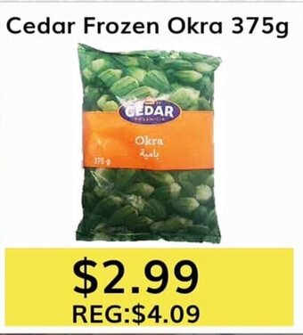 Oma Fresh Foods Cedar Frozen Okra 375g offer